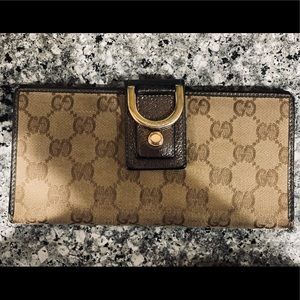 💯Authentic GUCCI GG Canvas Bifold Wallet